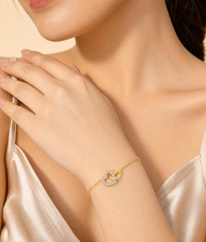 The Entwined Heart Bracelet