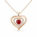 The Always & Forever Heart Necklace view 7