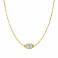 The Elianne Baguette Necklace view 1