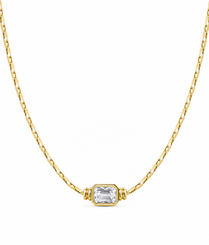 The Elianne Baguette Necklace