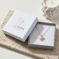 Leandra Pearl and Diamond Necklace view 7
