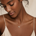 Leandra Pearl and Diamond Necklace view 4