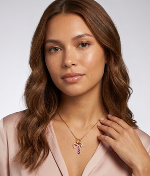 The Pink Charm Necklace