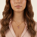 The Pink Charm Necklace view 5
