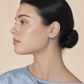 The Sisi Blue Crystal Earrings view 4