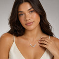 The Delphine Five Heart Necklace view 3