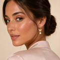 Le Papillon Pearl Hoops view 4