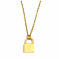 Signature Lock Initial Necklace view 24