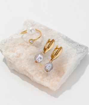 The Pearl Bundle / 18K Gold Plated - Nina Kane Jewellery