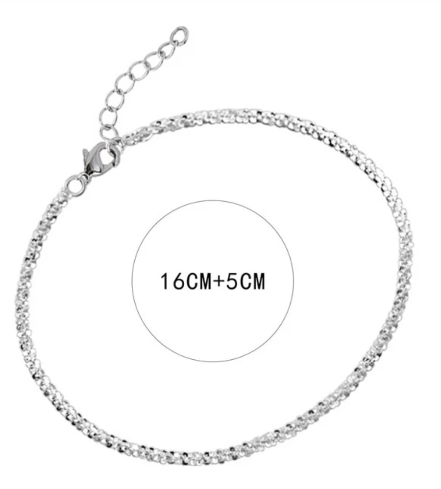 Eden Flash Chain Bracelet / Stainless Steel - Nina Kane Jewellery