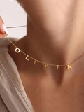 Olga Dainty Personalised Name Necklace view 5