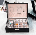 Large Capacity Leather Jewellery Boxes / Leather view 2