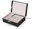 Large Capacity Leather Jewellery Boxes / Leather view 6