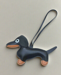 Sausage Dog Leather Bag Charms / Leather view 2