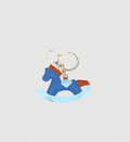 Leather Rocking Horse Bag Charm / Leather view 4