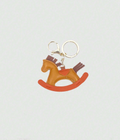 Leather Rocking Horse Bag Charm / Leather view 2