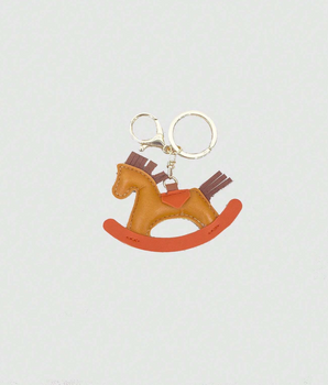 Leather Rocking Horse Bag Charm / Leather - Nina Kane Jewellery