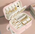 Baby Pink Jewellery Case / Leather view 1