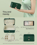 Forest Green Jewellery Case / Leather view 2