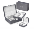 Luxury 2 in 1 Slate Gray Jewelery Case / Leather view 2