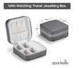 Luxury 2 in 1 Slate Gray Jewelery Case / Leather view 4