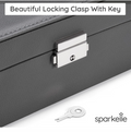 Luxury 2 in 1 Slate Gray Jewelery Case / Leather view 5