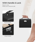 Luxury 3 Tier Jewellery Case / Leather view 5