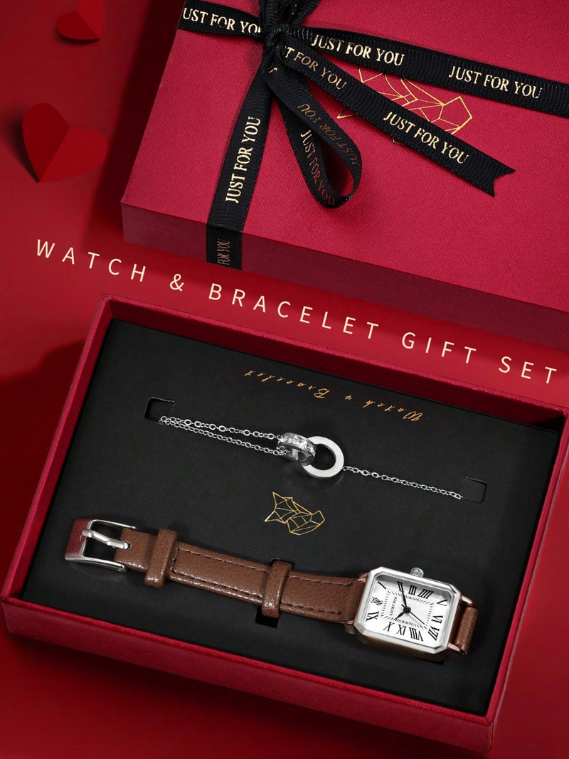 Watch & Bracelet Gift Set
