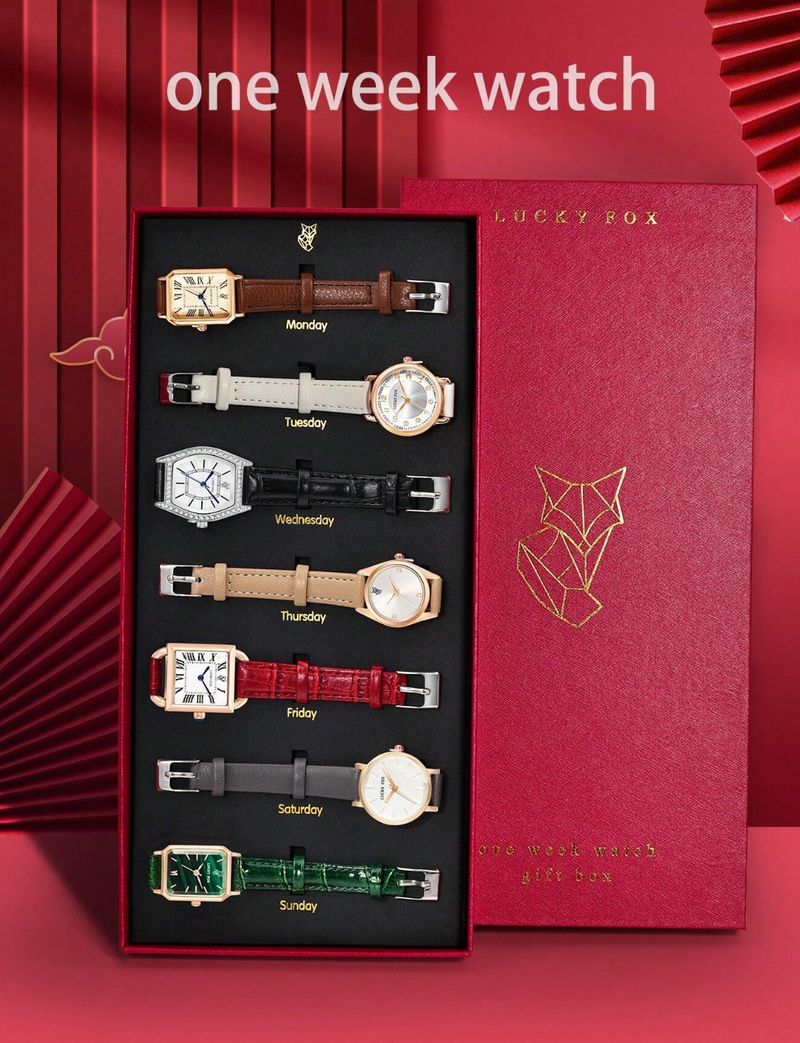 One Week Watch Gift Set - 7 Watches Set