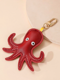 Leather Octopus Bag Charm / Leather view 2