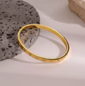 Carrie Heart Crystal Bangle view 4