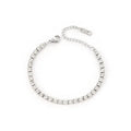 Coralee Silver Tennis Bracelet / Stainless Steel view 2
