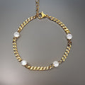 Doreen Cuban Chain Bracelet / 18K Gold Plated view 1