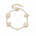 Luxury Clover & Diamond Bracelet view 1