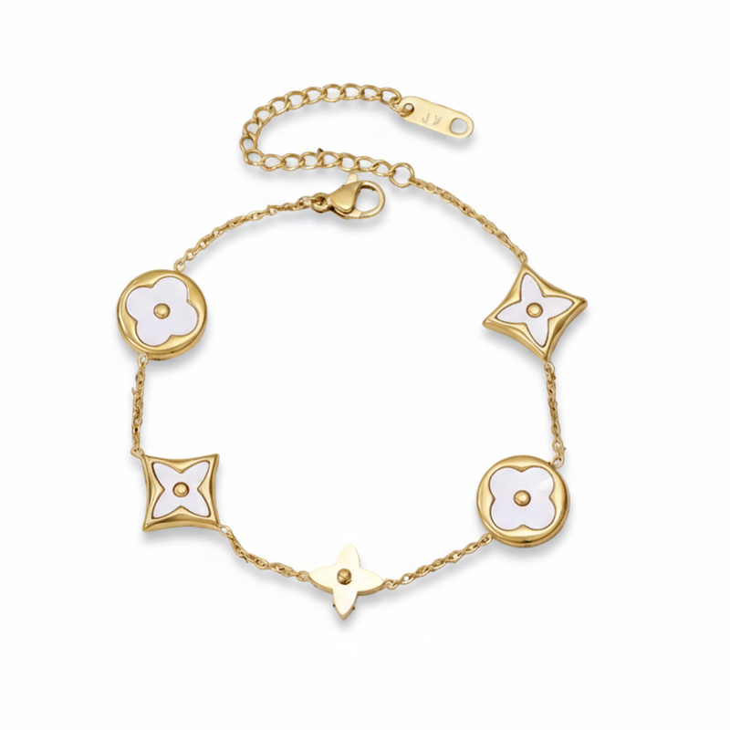 Luxury Clover & Diamond Bracelet