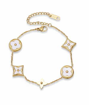 Luxury Clover & Diamond Bracelet - Nina Kane Jewellery
