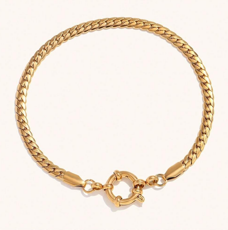 The Curb Chain Charm Bracelet