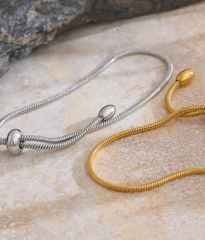 The Helena Slider Bracelets / 18K Gold Plated