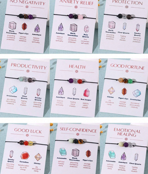 Positivity Crystal Beaded Bracelets / Crystal - Nina Kane Jewellery