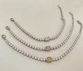 Charlotte Zircon Diamond Bracelets / Stainless Steel view 3