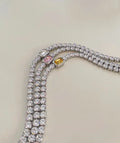 Charlotte Zircon Diamond Bracelets / Stainless Steel view 5