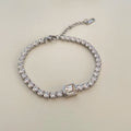 Charlotte Zircon Diamond Bracelets / Stainless Steel view 8