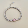 Charlotte Zircon Diamond Bracelets / Stainless Steel view 9