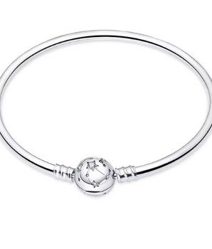 Stars & Moon Charm Bracelet / 925 Sterling Silver - Nina Kane Jewellery