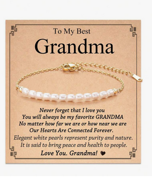 Mother's Day Pearl Bracelets / Stainless Steel - Nina Kane Jewellery