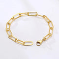 Aurora Minimalist Clip Chain Bracelet / 18K Gold Plated view 2