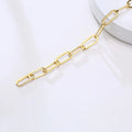 Aurora Minimalist Clip Chain Bracelet / 18K Gold Plated view 3
