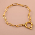 Ava Luxe Paperclip Chain Bracelet view 5