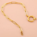 Ava Luxe Paperclip Chain Bracelet view 6