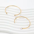 Barcelona Gold Adjustable Bangle view 3